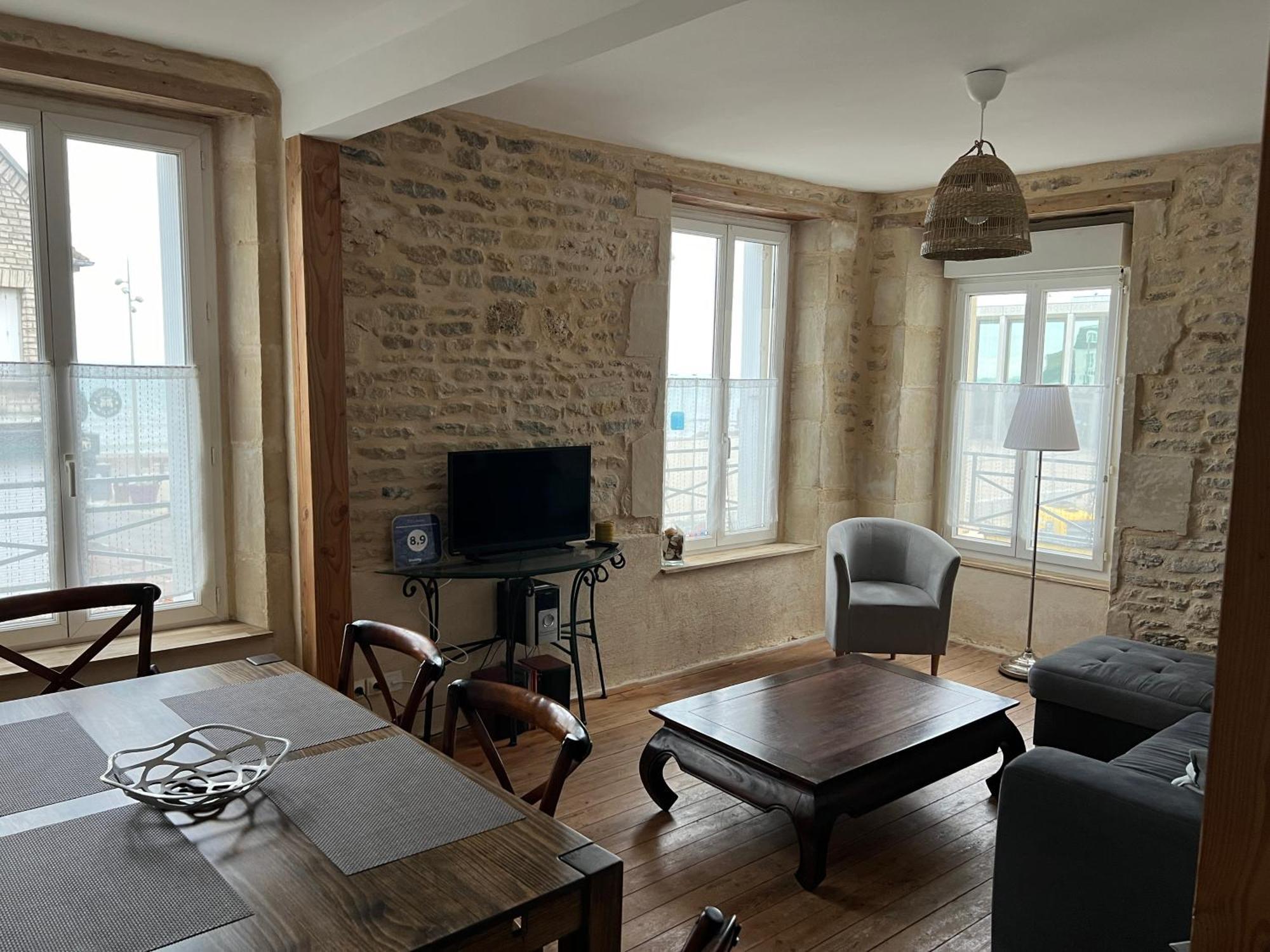 Appartement 3 Pieces Bord De Mer Place Du 6 Juin Arromanches-les-Bains Eksteriør bilde